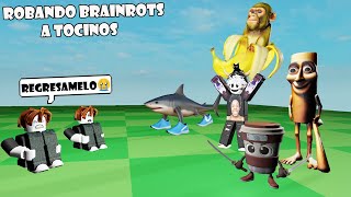 LE ROBO TODOS LOS BRAINROT A TOCINOS 🤣 - ROBLOX