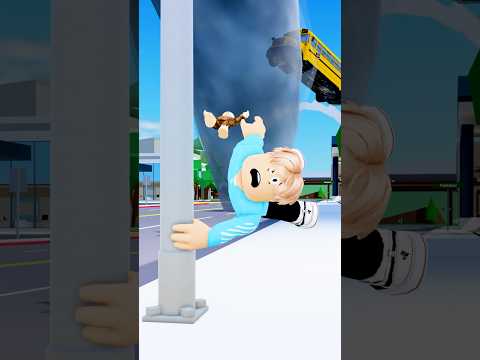 A GIANT TORNADO IN ROBLOX 🌪️#shorts