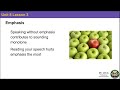 Verbal Aspects in Speech