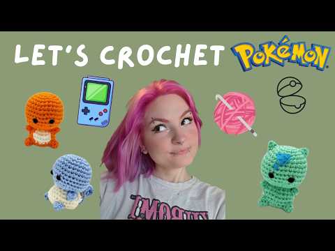 let's crochet pokemon + chat with me 🧶 | 🔴LIVE |