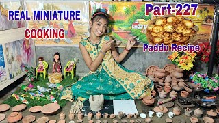 Miniature Cooking/Paddu Recipe/How To Make Paddu/Appe Recipe/Instant Rava Appe Recipe/Suji Appe