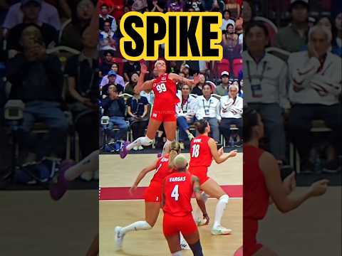 Volleyball Women Turkiye Karakult Gunes World Insane Super Spike USA Champion Slow Motion Vargas