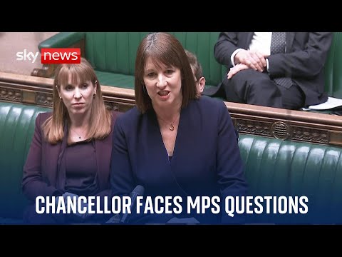 Chancellor Rachel Reeves gives Commons statement on her visit to China to boost UK economy