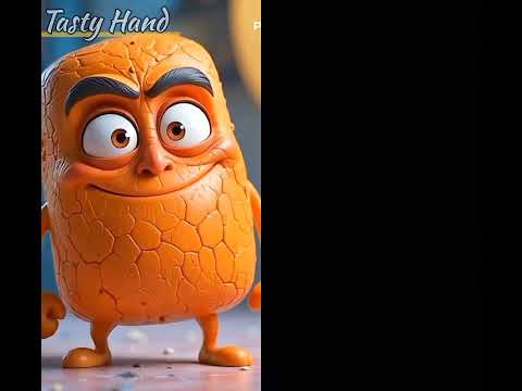 funny cartoon eating his self