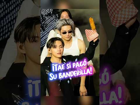 Tae si pagó jajaja💜🍢 🇲🇽 #taehyung #v #bts