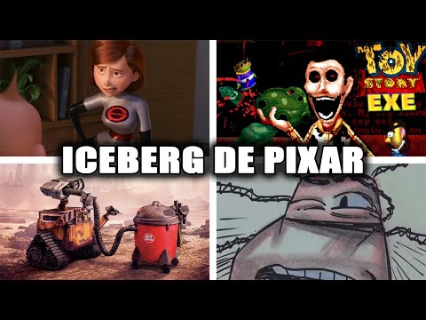 EL ICEBERG de las Cosas MAS EXTRAÑAS y SINIESTRAS de PIXAR