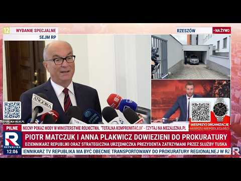 Prosto z Sejmu! Czarzasty: to dopiero początek zatrzymań w kancelarii Prezydenta!