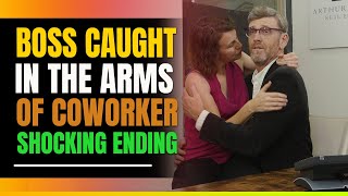 Boss Caught In The Arms Of Coworker. Shocking Ending