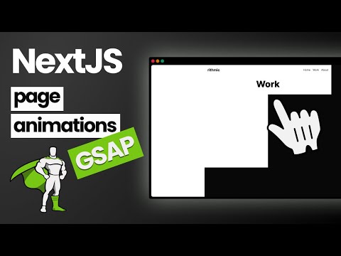 NextJS Page Animation Transitions with GSAP