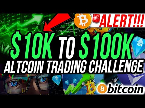 TRADING ALTCOINS TO MAKE 0K AS FAST AS POSSIBLE!! K to 0K ALTCOIN CHALLENGE!!!