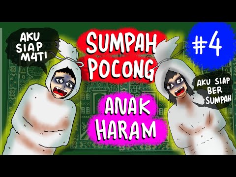 DRAMA ANAK HARAM #4 - Nekad SUMPAH POCONG Demi MEMBONGKAR KEBENARAN #KARTUNDRAMA - Animasi Hantu