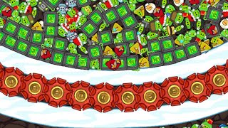 Bad Piggies - MIXING 1000 PIGGIES VS ANGRY BIRDS AND SHAKING IT!