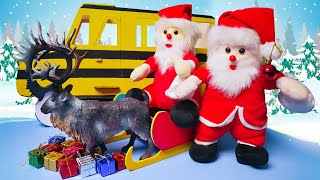 Learn and Play with Santa Claus, Dinosaurs and Reindeer |Video for Learning and Fun