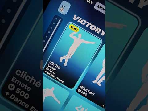 FORTNITE ITEM SHOP NEW EMOTE MGK CLICHE #fortnite #shorts #mgk #music #dance #twitch #yt