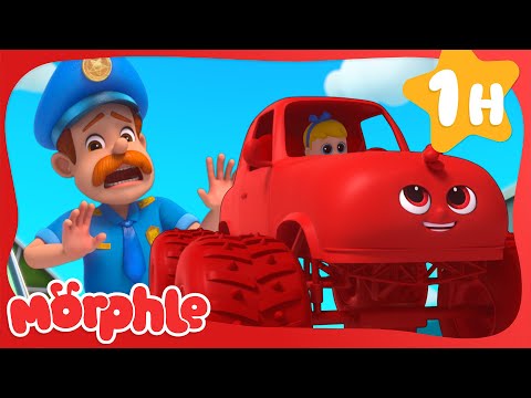 Morphle Drag Race! 🚘 | Mila and Morphle 🔴 Morphle 3D | Cartoons for Kids