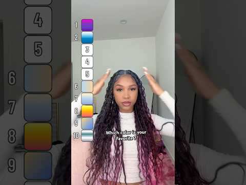 Which color braids do u like?