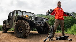 Active Suspension on the Supercharged LS Humvee