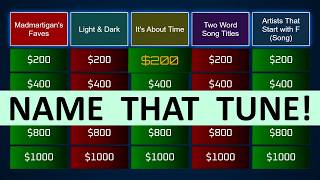 Guess the Song Jeopardy Style | Quiz #112