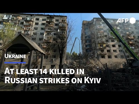 At least 14 killed in overnight Russian strikes on Kyiv | AFP