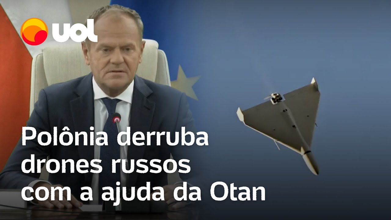 Drones russos invadem espaço aéreo da Polônia, e Otan mobiliza defesas antiaéreas
