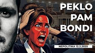 PAM BONDI NA KOBEREČKU S EPSTEIN FILES - Proč to pořád píšu velkými písmeny?