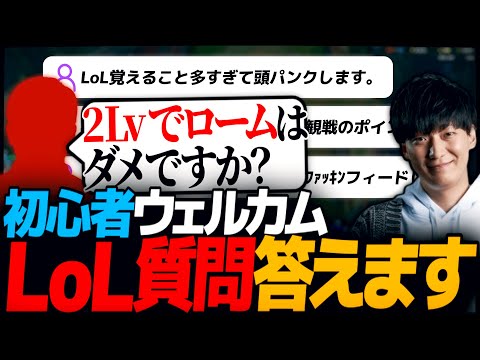 初心者全員が通る道｜LoL質問回答