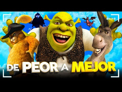 TODA la SAGA de Shrek: De PEOR a MEJOR