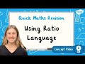 Exploring Ratio Language in KS2 Maths