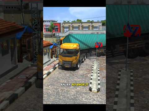 box kontainer nyangkut‼️ #bussid #truck #simulator