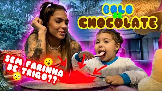 BOLO DE CHOCOLATE SEM FARINHA DE TRIGO!!! 😮 😍