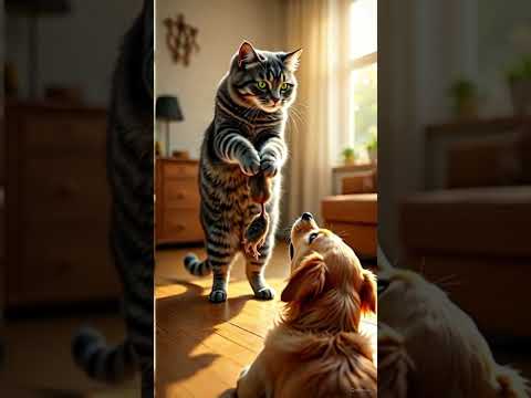 "बिल्ली और कुत्ते की प्यारी दोस्ती | नैतिक कहानी