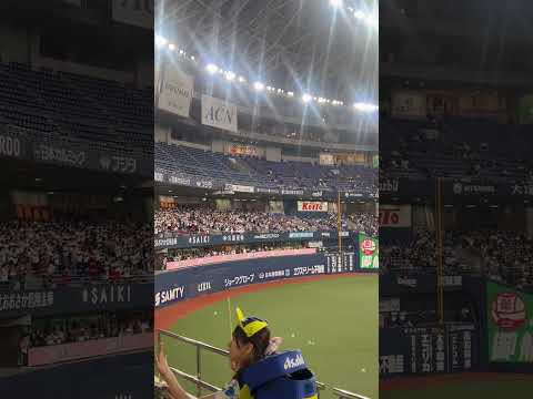 【西川龍馬】オリックス・バファローズ 西川龍馬が移籍後初本塁打 この日から新応援歌お披露目 #shorts #オリックスバファローズ #西川龍馬#shorts #shortvideo