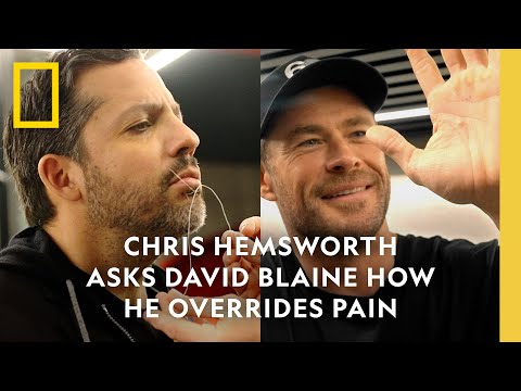 David Blaine Teaches Chris Hemsworth a Lesson in Pain Management | National Geographic