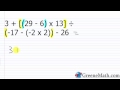 Solving Expressions and Operations