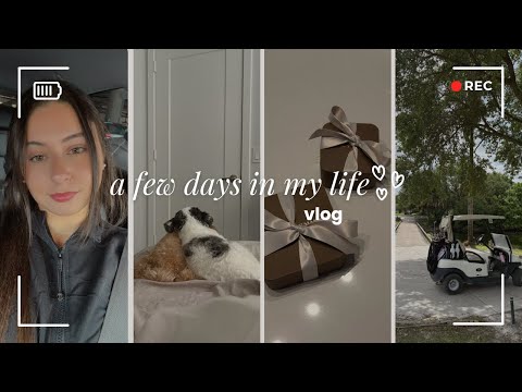 VLOG | a few days in my life (vacation, pr haul, golf)