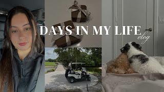 VLOG | a few days in my life (vacation, pr haul, golf)
