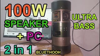 Building a unique 100W Bluetooth speaker running Windows