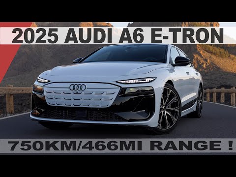 750KM range! 2025 AUDI A6 SPORTBACK E-TRON PERFORMANCE - Cinematic drive