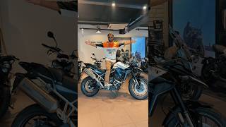 Beast Comes Home 🔥🏍️ #tiger900 #triumph #biker #traveller