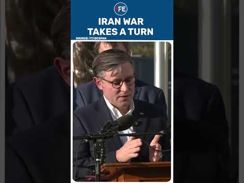 ‘We’re Right <strong>There</strong> Now’: Mike Johnson Declares Major Turning Point In Iran War | #<strong>shorts</strong>