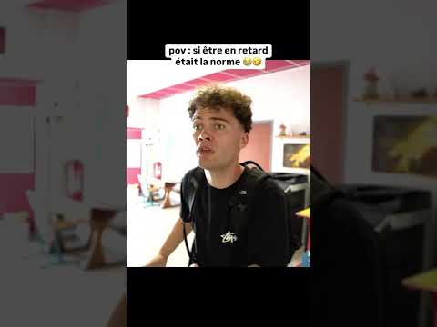 POV : SI ÊTRE EN RETARD ÉTAIT UNE NORME 😂 #humour #drolehumour #shortsvideo #sketch