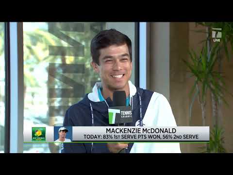 Mackie McDonald: ‘I’m playing my best tennis’ | 2023 Indian Wells First Round Win Interview