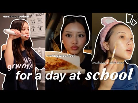 grwm: SCHOOL MORNING ROUTINE 🌤️(sophomore)