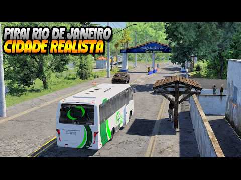 CIDADE REALISTA DE PIRAÍ NO RIO DE JANEIRO - ETS2 MOD BUS