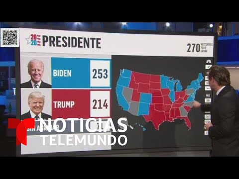 Este es el balance del escrutinio de votos en los estados clave en la contienda electoral