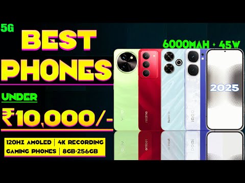 Top 7 Best Camera and Gaming Phone Under 10000 in 2025| 108MP Camera| Best 5G Smartphone Under 10000