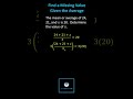 Understanding Mean and Solving for X