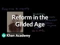 Reform Movements in the Gilded Age