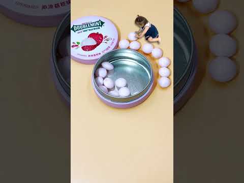 Heehee, have you ever eaten such a big mint candy? Relieve stress, foodie, open your mind, interest