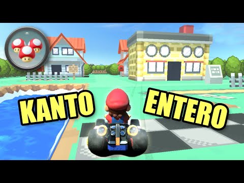Añadí el mapa de Pokémon a Mario Kart